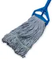 Carlisle 369419B14 Wet Mop Head - Medium 1" Blue Loop End, 4‑Ply Cotton, Non‑Pre‑Shrunk, All‑Purpose 1 image