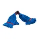 Carlisle 36942014 Wet Mop Head - Medium White Microfiber Yarn Mop, Looped End, 5" Vinyl‑Coated Band 2 image