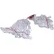 Carlisle 369424B00 Flo‑Pac Wet Mop Head – Large 5" Band, 4‑Ply, White Cotton/Synthetic Blend 2 image