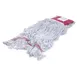 Carlisle 369424B00 Flo‑Pac Wet Mop Head – Large 5" Band, 4‑Ply, White Cotton/Synthetic Blend 1 image