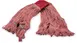 Carlisle 369424B05 Wet Mop Head - 5" Red Band, Loop End, 4‑Ply Cotton/Synthetic Blend Cleaning 1 image