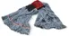 Carlisle 369424S14 - Large Wet Mop Head, 5" Wide Red Band, Loop End, Blue 4‑Ply Cotton/Synthetic Blend 1 image
