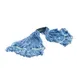 Carlisle 369448B14 Wet Mop Head - Medium 4‑Ply Loop‑End, Blue Synthetic/Cotton Yarn, 5" Vinyl Band 2 image