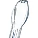 Carlisle 400907 Carly Salad Tongs, 9"L, Polycarbonate, Clear, Temperature Resistant 2 image