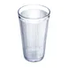 Carlisle 401607 Crystalon Stack-All 16oz Clear Ribbed Tumbler, SAN, BPA‑Free, Dishwasher Safe 1 image