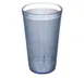 Carlisle 402054 - 20oz Crystalon Stack-All Tumbler, Blue Ribbed, SAN BPA‑Free, 0°F‑180°F 1 image