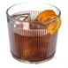 Carlisle 402907 Crystalon Stack-All 9oz Clear Ribbed Tumbler, SAN Plastic, BPA‑Free, Dishwasher Safe 2 image