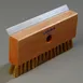 Carlisle 4029100 Sparta Oven Brush & Scraper Head (Only), 8-1/2" Long 1 image