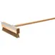 Carlisle 4029300 Sparta Pizza Oven Brush & Scraper Head (Only), 10" Long 1 image