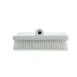Carlisle 40423EC02 Floor Brush Head, 10" White Plastic Block, Polyester Bristles, BPA Free - 1/Each 1 image