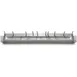 Carlisle 4073500 Sparta Spectrum Brush Rack, 17" Wall-Mount Holds 10 Brushes, 16" Holes - 1/Each 1 image