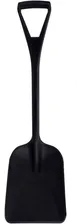 Carlisle 41076EC03 Sparta Food Service Shovel, 11" One-Piece Plastic, Black 1 image
