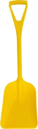 Carlisle 41076EC04 Sparta Ice Shovel, 11" One-Piece Plastic, Bright Yellow 1 image