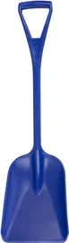Carlisle 41076EC14 Sparta Food Service Ice Shovel, 11" One-Piece Plastic, Blue 1 image