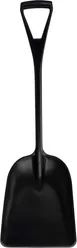 Carlisle 41077EC03 Sparta Food Service Ice Shovel, 14" One-Piece Plastic Construction, Black 1 image
