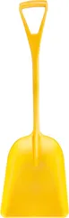 Carlisle 41077EC04 - 14" Plastic Ice Shovel, One-Piece Design, Yellow Color 1 image
