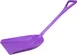 Carlisle 41077EC68 Sparta Food Service Ice Shovel, 14" One-Piece Plastic, Purple 1 image