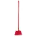 Carlisle 41082EC05 Sparta Duo‑Sweep Angle Broom, 56" Handle, Flagged Polyester Bristles, Red 1 image