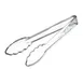 Carlisle 410907 Carly Utility Tongs, 9"L, Polycarbonate, Clear, Break Resistant, Dishwasher Safe 1 image