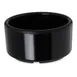 Carlisle 41203 - 3 oz Plastic Ramekin, 3" Diameter, Black Melamine, Dishwasher Safe, Stackable, BPA‑Free 1 image