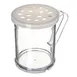 Carlisle 4230S30 Shaker/Dredge, 8 Oz Clear SAN Container, Perforated Top, BPA‑Free, NSF Certified 1 image