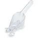 Carlisle 430607 Ice Scoop, 6 oz, 10-7/8" OA Length, Polycarbonate, Clear, NSF, Made in USA 1 image