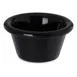 Carlisle 4312203 Plastic Ramekin, 2 oz (2-9/11" Dia.), SAN Black, BPA-Free, Dishwasher Safe, Stackable 1 image
