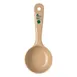 Carlisle 432806 4 Oz Solid Polycarbonate Spoon, Beige Handle, Dishwasher Safe, NSF 2 image