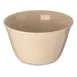 Carlisle 43540-825 Dallas Ware Bouillon Cup 8 oz 3‑21/25" Dia. Tan Melamine Rim Foot - 1/Pack 1 image