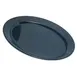 Carlisle 4356035 - Oval 12" x 8-1/2" Café Blue Melamine Platter, Stackable, Dishwasher Safe 1 image