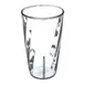 Carlisle 4366307 Clear Swirl 8oz Polycarbonate Tumbler, 1 Cup, Dishwasher Safe, Shatterproof 1 image
