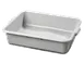 Carlisle 44010SKD23 Bus Box, 1-Compartment Gray HDPE, 20"L x 15"W x 5"H, Rims, Stackable 1 image