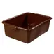 Carlisle 4401101 Comfort Curve Bus Box, 1-Compartment, 20"L x 15"W x 7"H Brown Poly, NSF, Dishwasher Safe 2 image