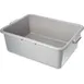 Carlisle 4401123 Comfort Curve™ Bus Box, 1-Compartment, 20"L x 15"W x 7"H Gray HDPE, NSF Certified 1 image