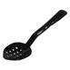 Carlisle 441103 - Perforated Serving Spoon, 11" Black Plastic, Notched Handle, Up to 212°F 1 image
