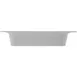 Carlisle 4446202 Pan, 1/3 Size, 2.5" Deep, White Melamine, NSF, BPA‑Free, Dishwasher Safe, 212°F 2 image