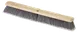Carlisle 4501623 Flo‑Pac Sweep, 36" Block Broom Head, Gray, 3" Flagged Polypropylene Bristles 1 image