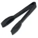 Carlisle 460603 Carly Salad Tongs, 6"L, Plastic, Black, NSF, Up To 212°F, Made in USA 1 image