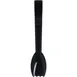 Carlisle 460903 Carly Salad Tongs, 9"L, Plastic, Black, NSF, Made in USA 2 image