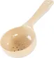 Carlisle 496606 Measure Miser Portion Spoon – 5 Oz, Perforated Plastic, Beige Short Handle 1 image