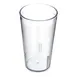 Carlisle 5212-207 Stackable 12oz Clear Textured SAN Tumbler – BPA Free, Dishwasher Safe 1 image