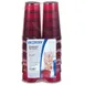 Carlisle 5212-8210 Stackable 12oz Red Textured Tumbler, SAN Plastic, BPA‑Free – 12/Pack 1 image