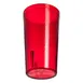 Carlisle 521210 - 12oz Stackable Tumbler, Textured Red, BPA‑Free SAN, Dishwasher Safe, NSF 2 image