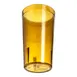 Carlisle 521213 Stackable 12oz Amber Tumbler, Textured SAN Plastic, Dishwasher Safe, BPA Free 2 image