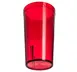 Carlisle 521610 - 16oz Stackable Textured Red Tumbler, BPA Free, Dishwasher Safe, SAN, Recyclable 2 image