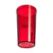 Carlisle 52163550D Red Textured Tumbler, 16oz, SAN Plastic, Stackable, BPA‑Free, Dishwasher‑Safe 2 image