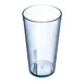 Carlisle 521654 Stackable 16oz Tumbler – Textured Blue SAN, BPA‑Free, Dishwasher Safe 1 image