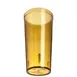 Carlisle 522413 Stackable 24oz Tumbler – Amber Pebbled, SAN Plastic, BPA‑Free, Dishwasher Safe 2 image