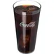 Carlisle 52243550G Coca-Cola Stackable Tumbler, 24 oz Clear Textured SAN, BPA Free 2 image