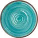 Carlisle 5401815 Mingle™ Fruit Bowl, 5" Dia, 4.5 Oz, Aqua Blue Melamine, Swirl, Stackable 2 image